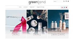 Desktop Screenshot of greenlandbodycare.com